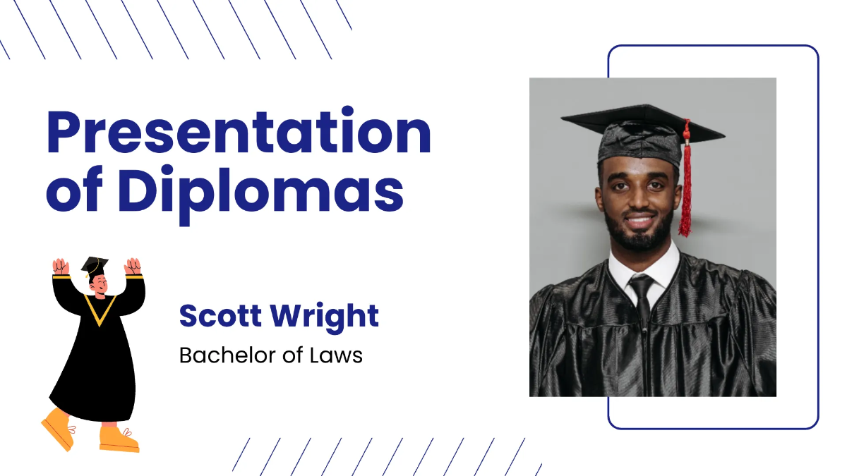 Free Graduation Presentation Template to Edit Online