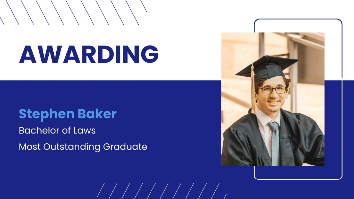 Free Graduation Presentation Template to Edit Online