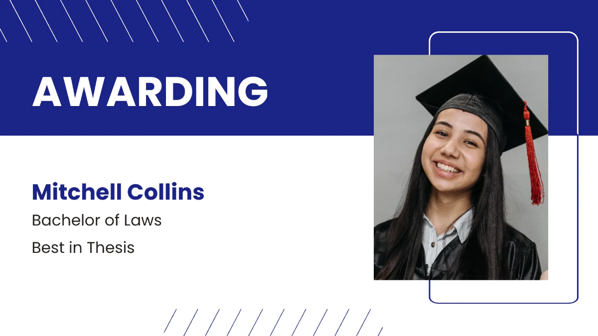 Free Graduation Presentation Template to Edit Online