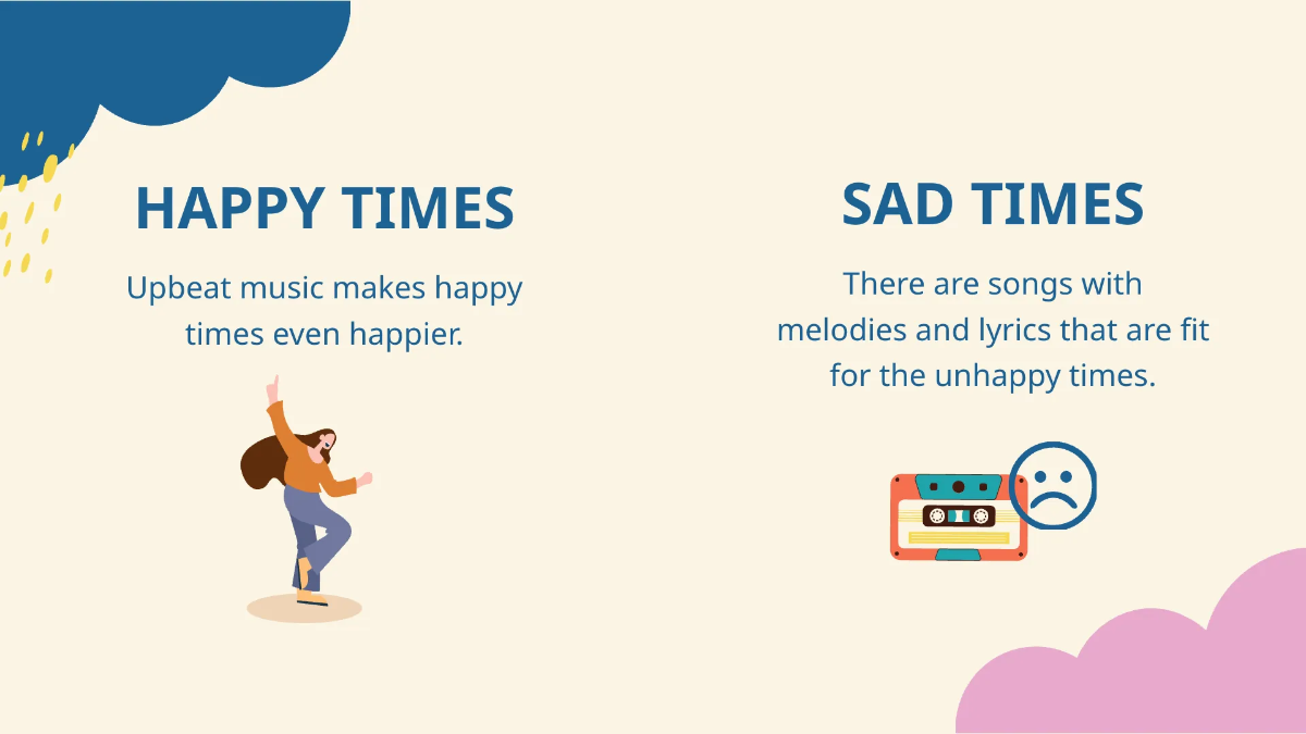 Free Background Music Presentation Template to Edit Online