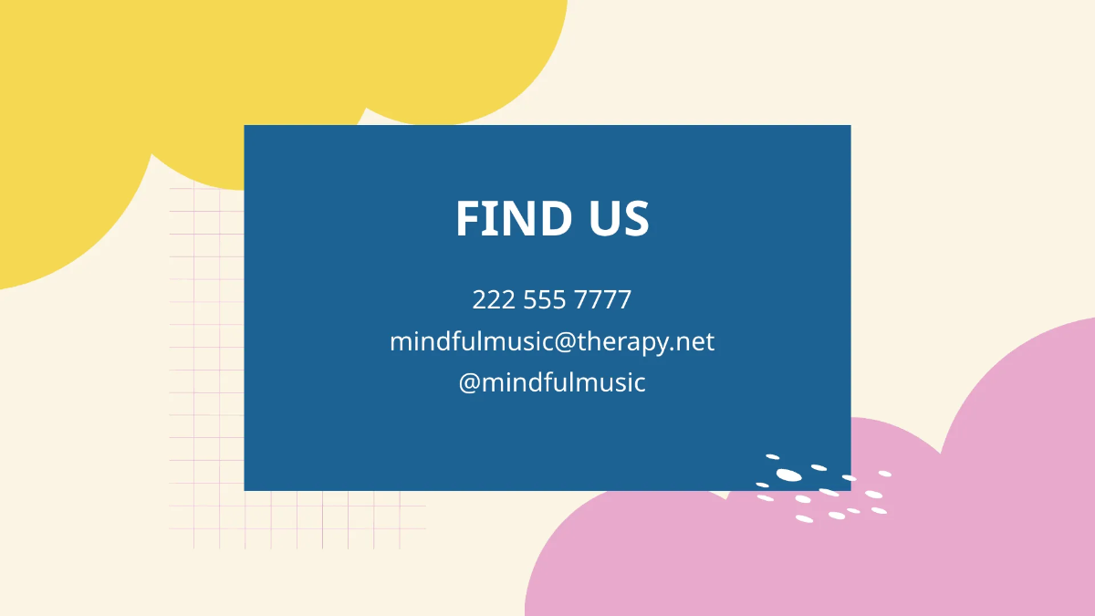 Free Background Music Presentation Template to Edit Online