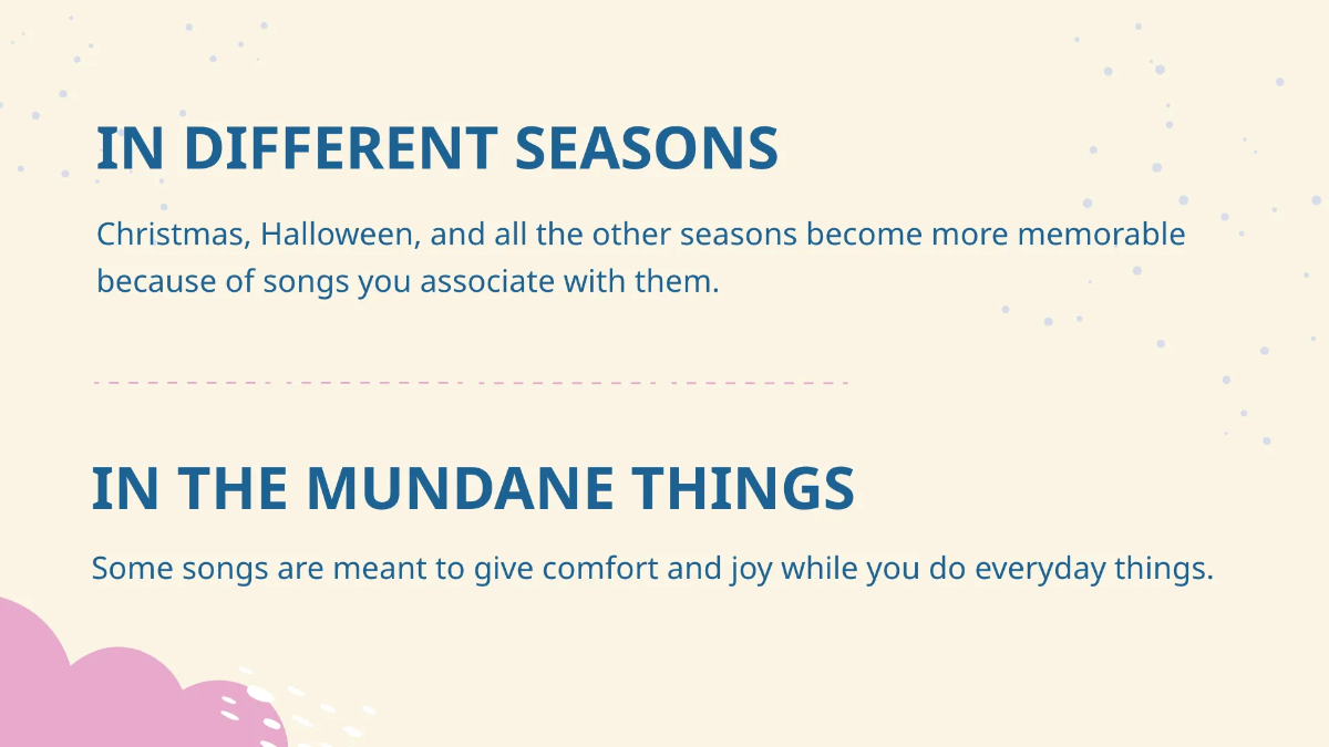 Free Background Music Presentation Template to Edit Online