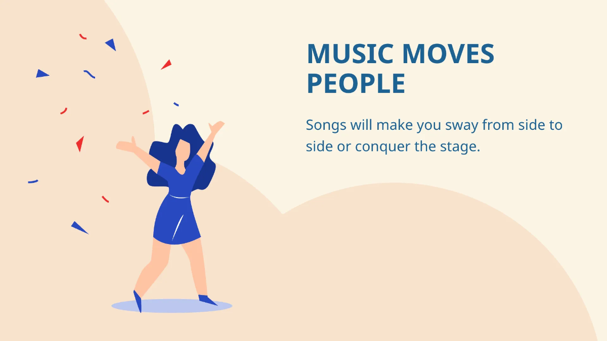 Free Background Music Presentation Template to Edit Online