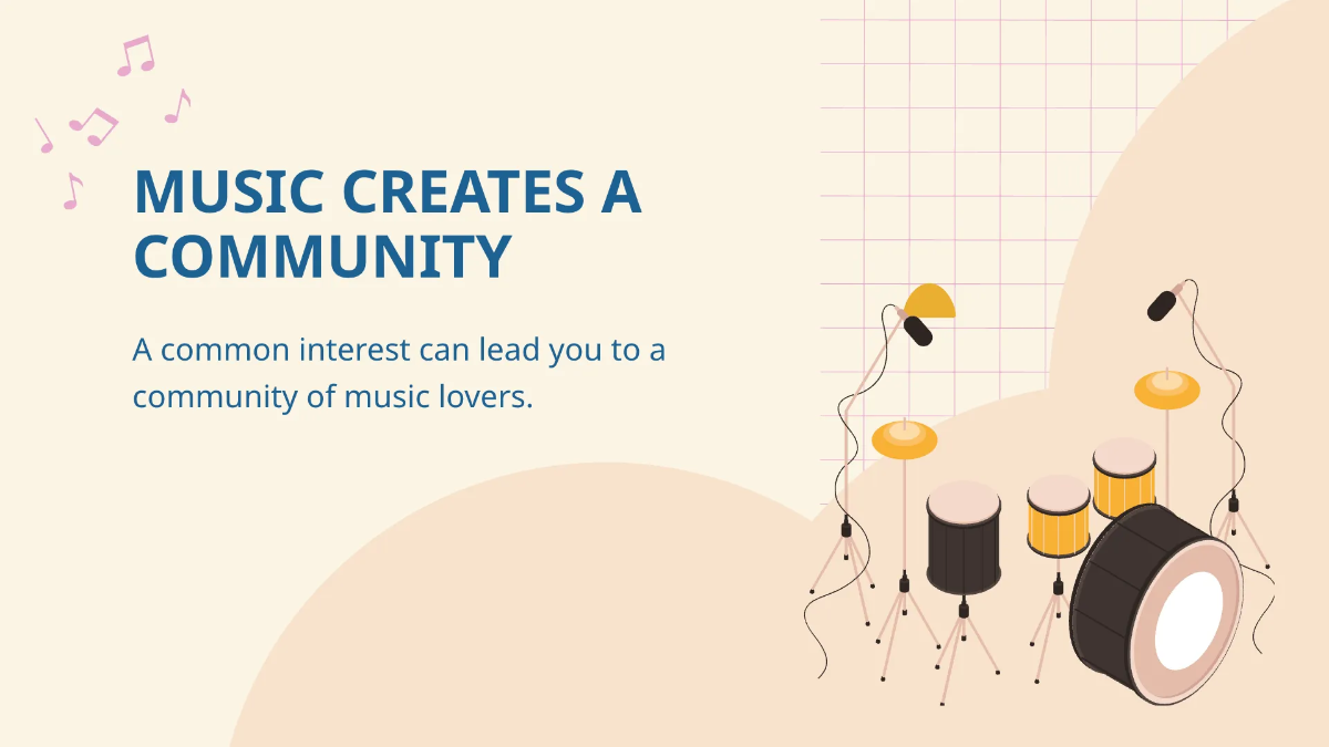 Free Background Music Presentation Template to Edit Online