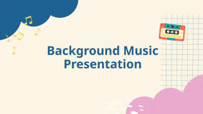 Free Background Music Presentation Template to Edit Online
