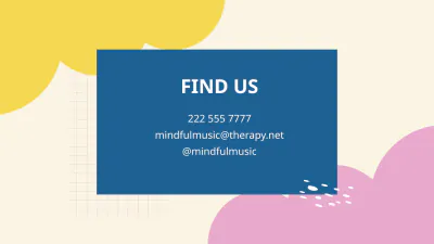 Free Background Music Presentation Template to Edit Online