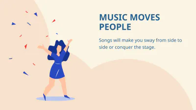 Free Background Music Presentation Template to Edit Online