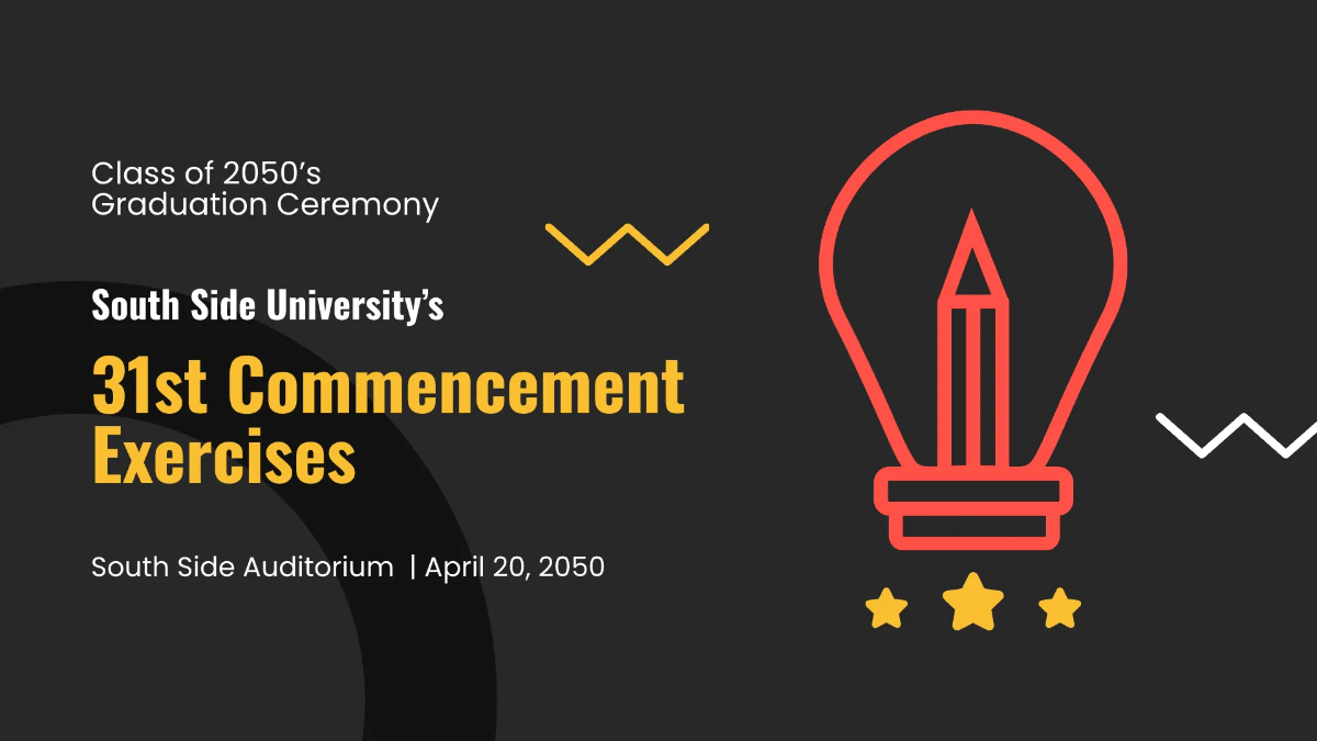 Free Graduation Invitations for College Presentation Template to Edit Online