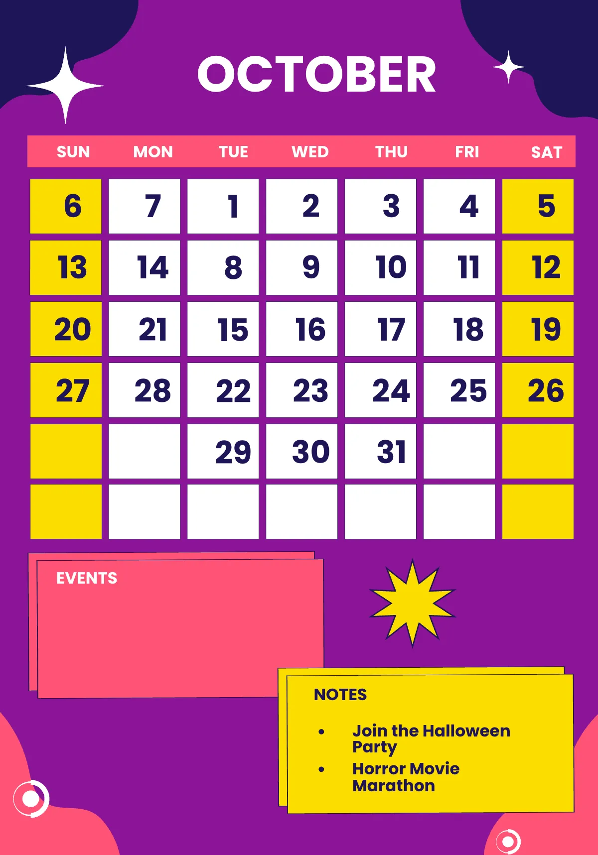 Free 2024 Monthly Planner Template to Edit Online