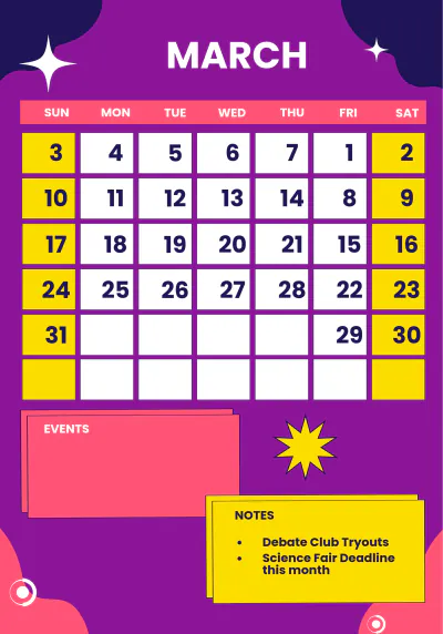 Free 2024 Monthly Planner Template to Edit Online