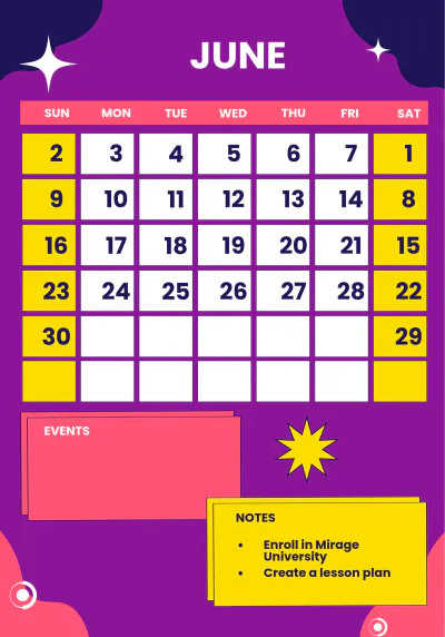 Free 2024 Monthly Planner Template to Edit Online