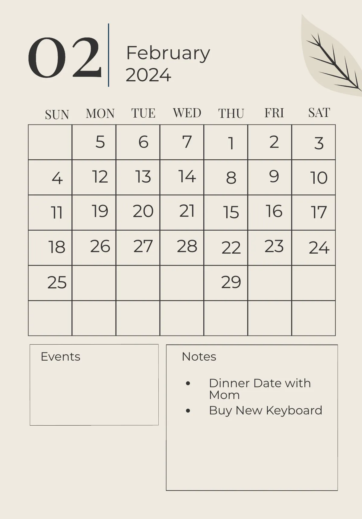 Free 2024 Year Planner Template to Edit Online
