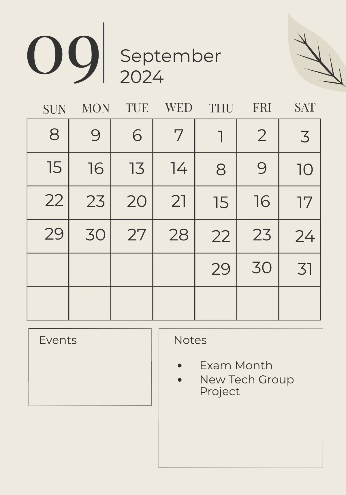 Free 2024 Year Planner Template to Edit Online