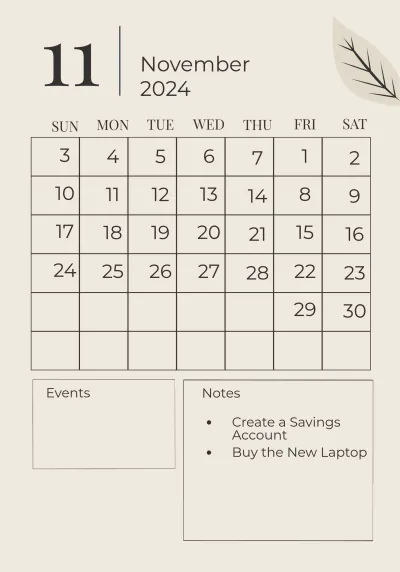 Free 2024 Year Planner Template to Edit Online