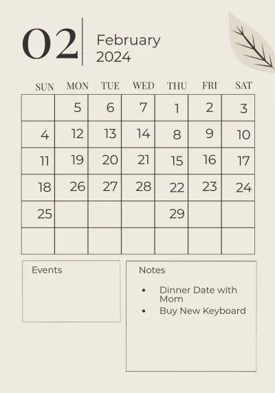 Free 2024 Year Planner Template to Edit Online