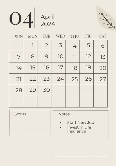 Free 2024 Year Planner Template to Edit Online