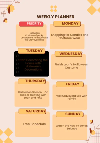Free 2024 Weekly Planner Template to Edit Online