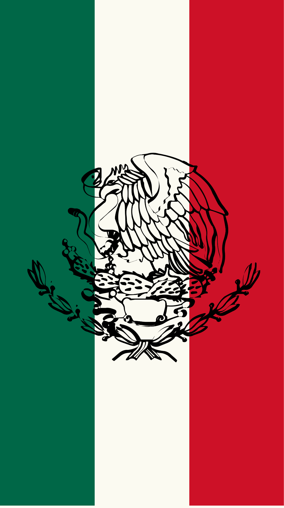 Mexico Constitution Day iPhone Background Template
