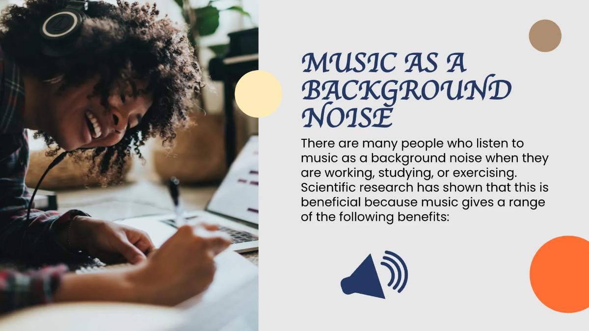 Free Design Music Presentation Template to Edit Online