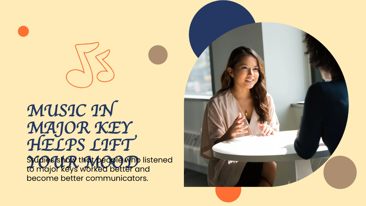 Free Design Music Presentation Template to Edit Online