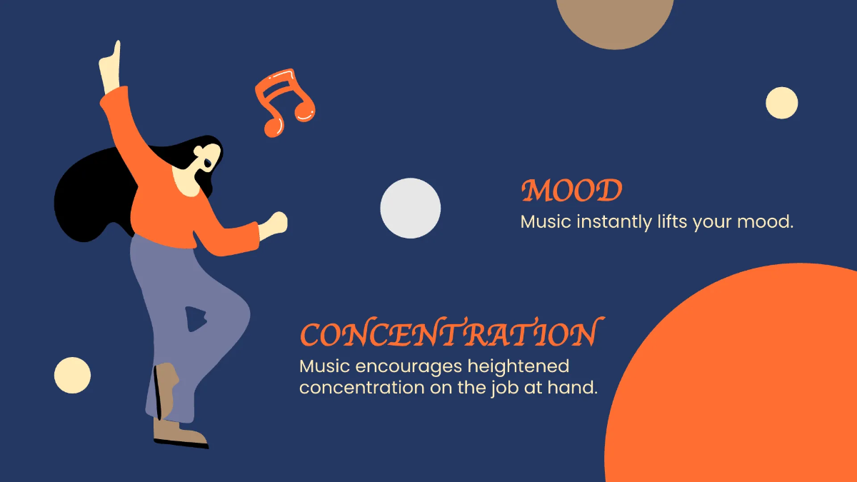 Free Design Music Presentation Template to Edit Online