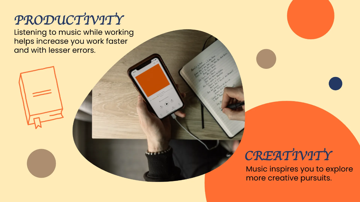 Free Design Music Presentation Template to Edit Online