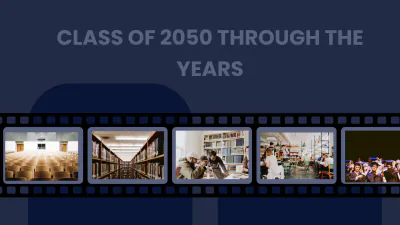 Free University Graduation Yearbook Presentation Template to Edit Online