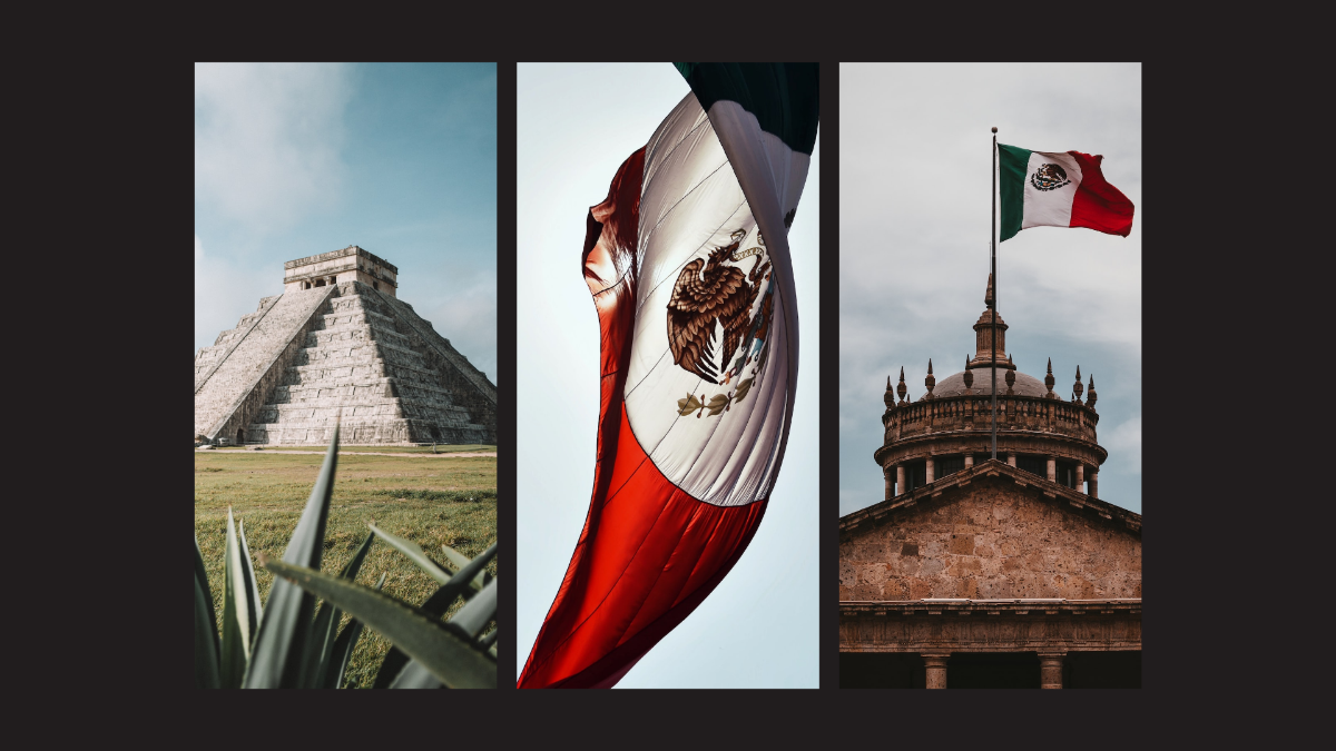 Mexico Constitution Day Image Background Template