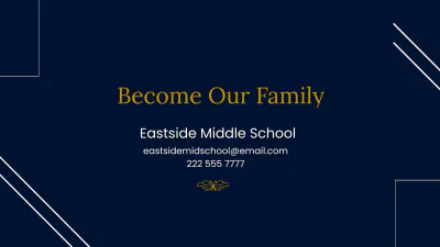 Free Middle School Virtual Graduation Presentation Template to Edit Online