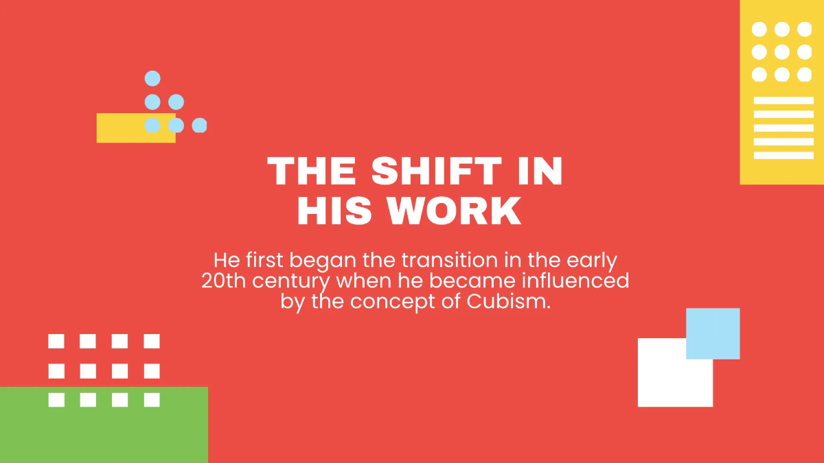 Free Piet Art History Lesson Presentation Template to Edit Online