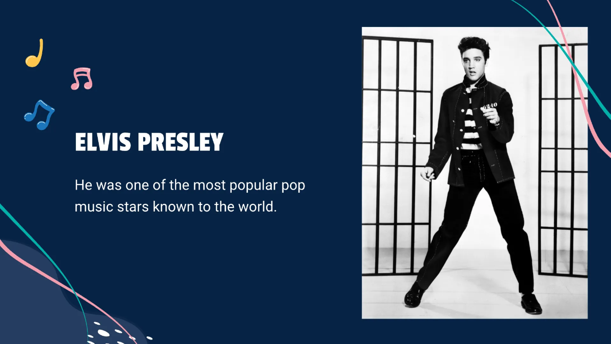 Free Modern Music Presentation Template to Edit Online