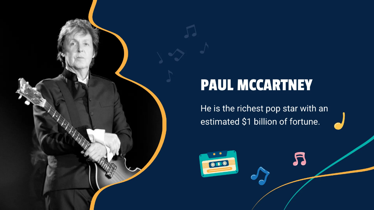 Free Modern Music Presentation Template to Edit Online