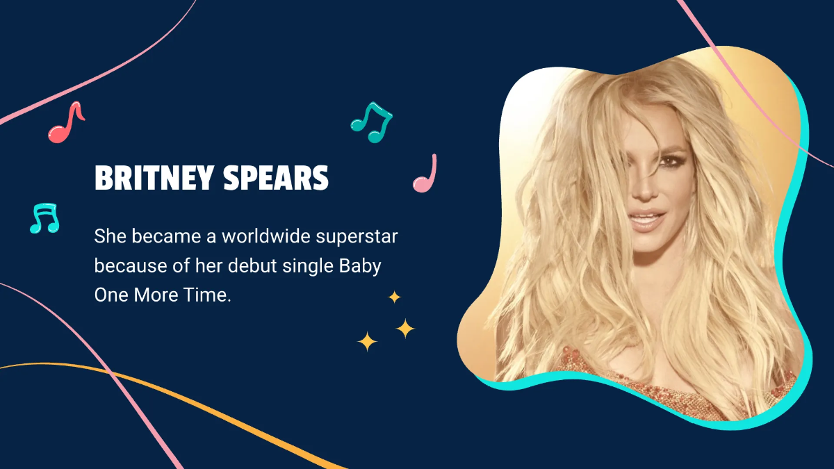 Free Modern Music Presentation Template to Edit Online