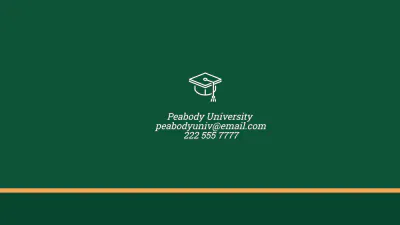 Free University Graduation Ceremony Presentation Template to Edit Online