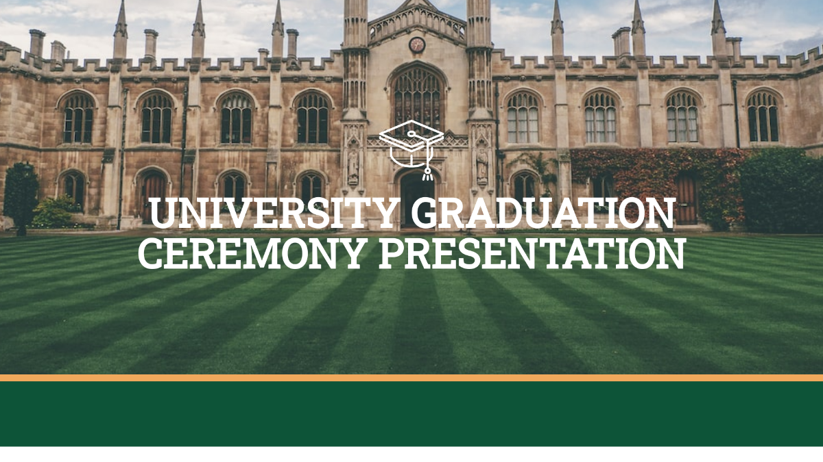 University Graduation Ceremony Presentation Template
