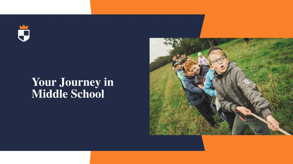 Free Middle School Graduation Party Presentation Template to Edit Online