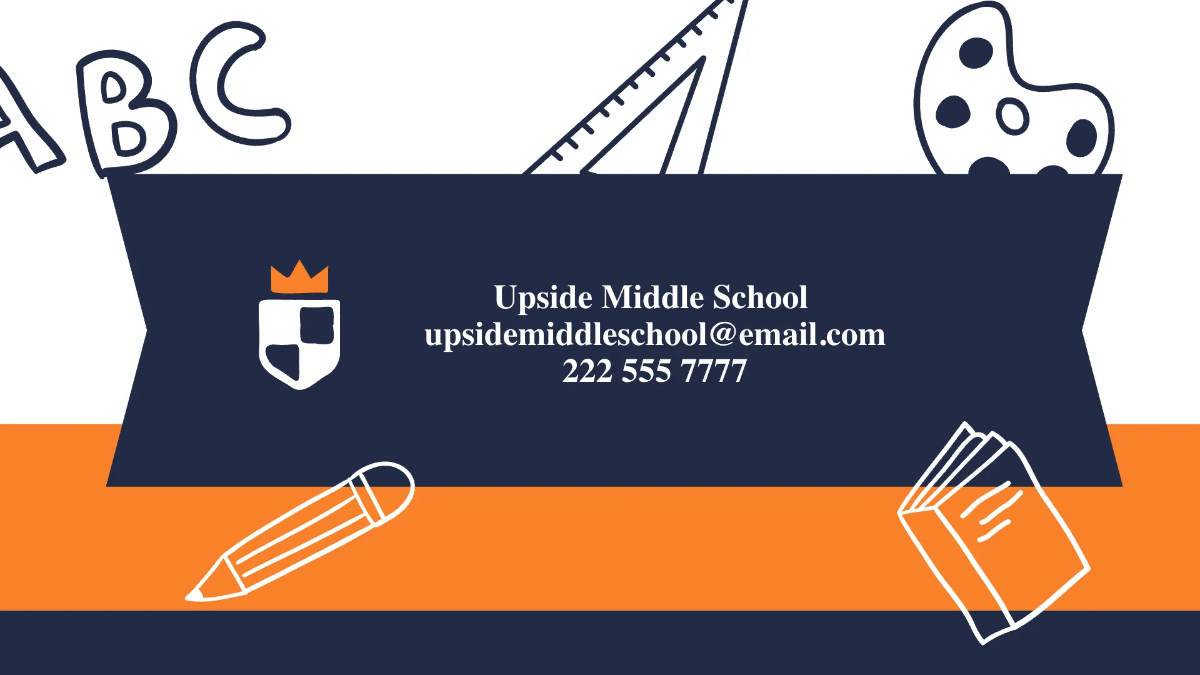 Free Middle School Graduation Party Presentation Template to Edit Online