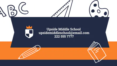 Free Middle School Graduation Party Presentation Template to Edit Online