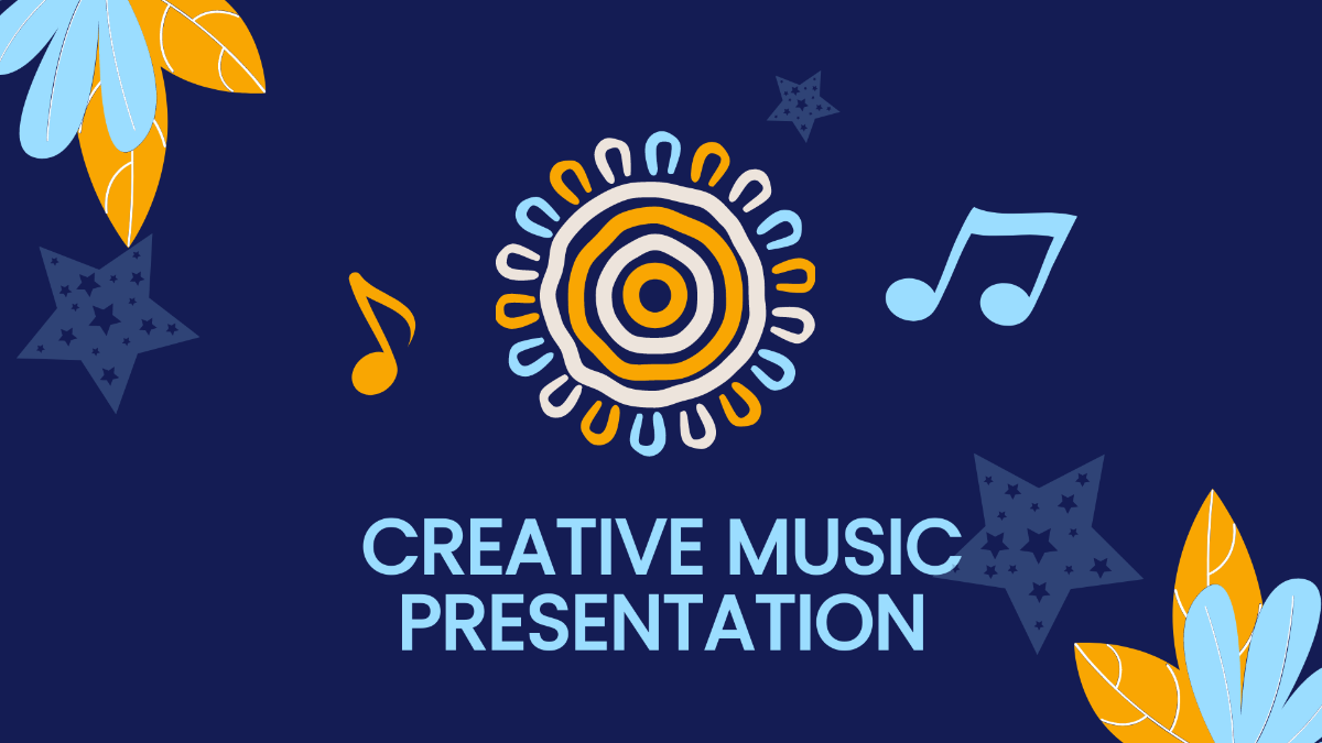 Creative Music Presentation Template