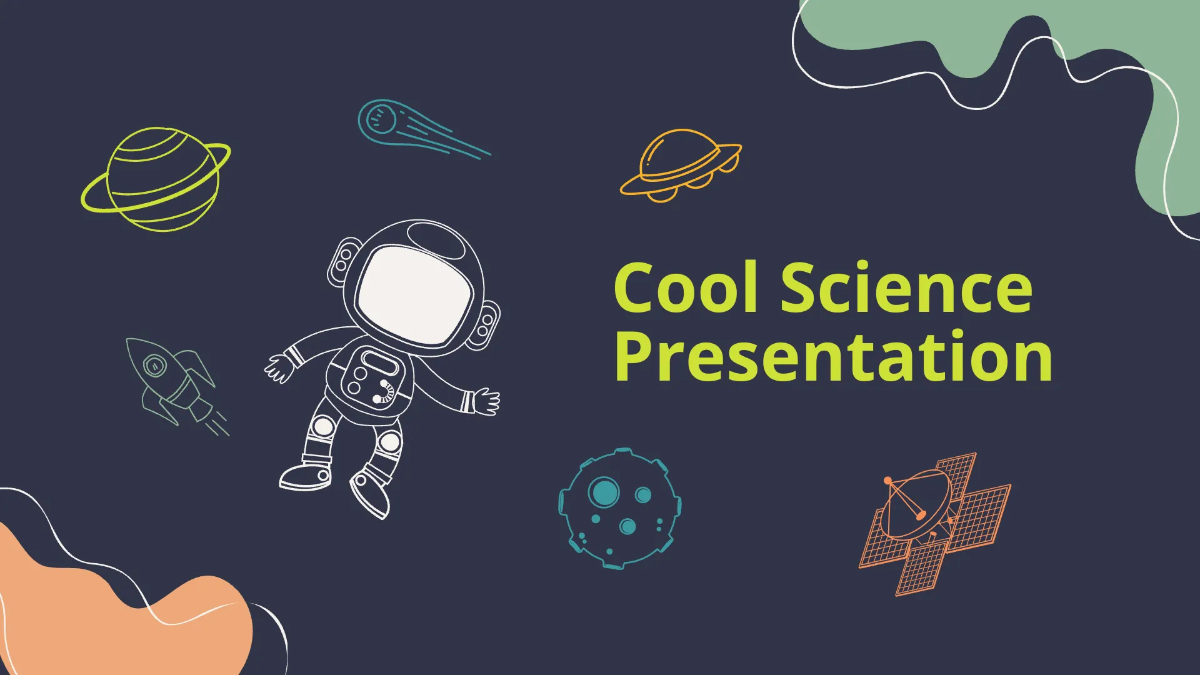 Free Cool Science Presentation Template to Edit Online