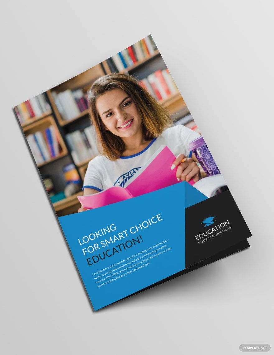 Premium Education Brochure Template in Word, Google Docs, Illustrator, PSD, Apple Pages, Publisher, InDesign