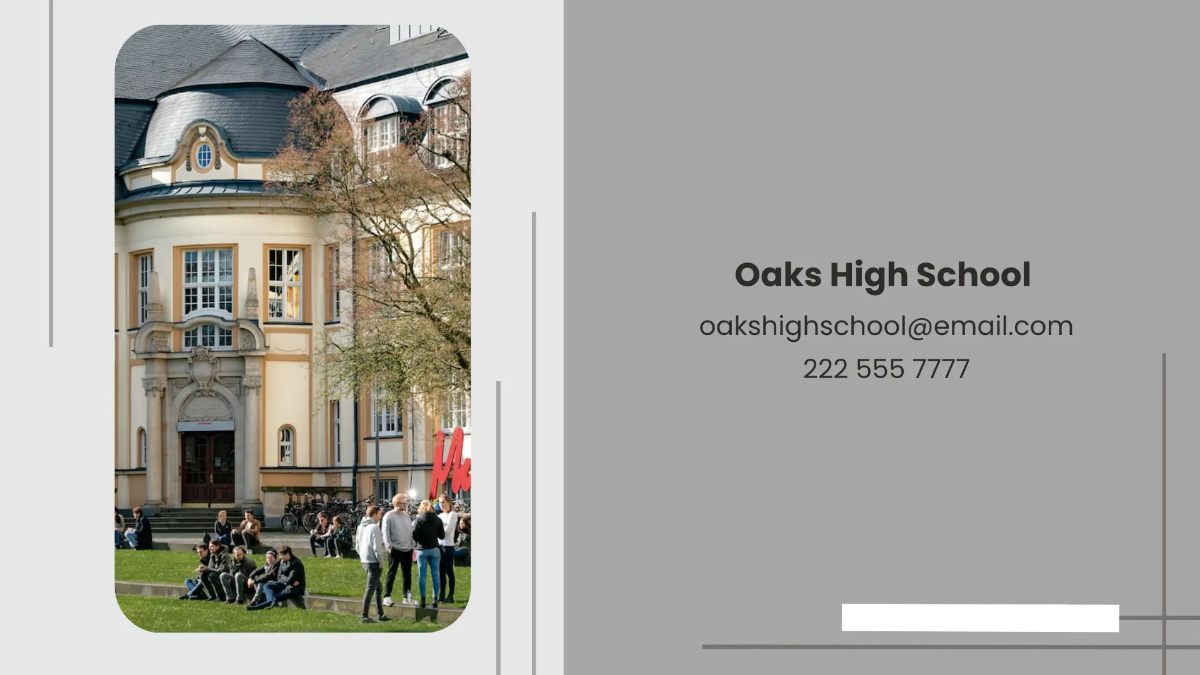 Free High School Virtual Graduation Presentation Template to Edit Online