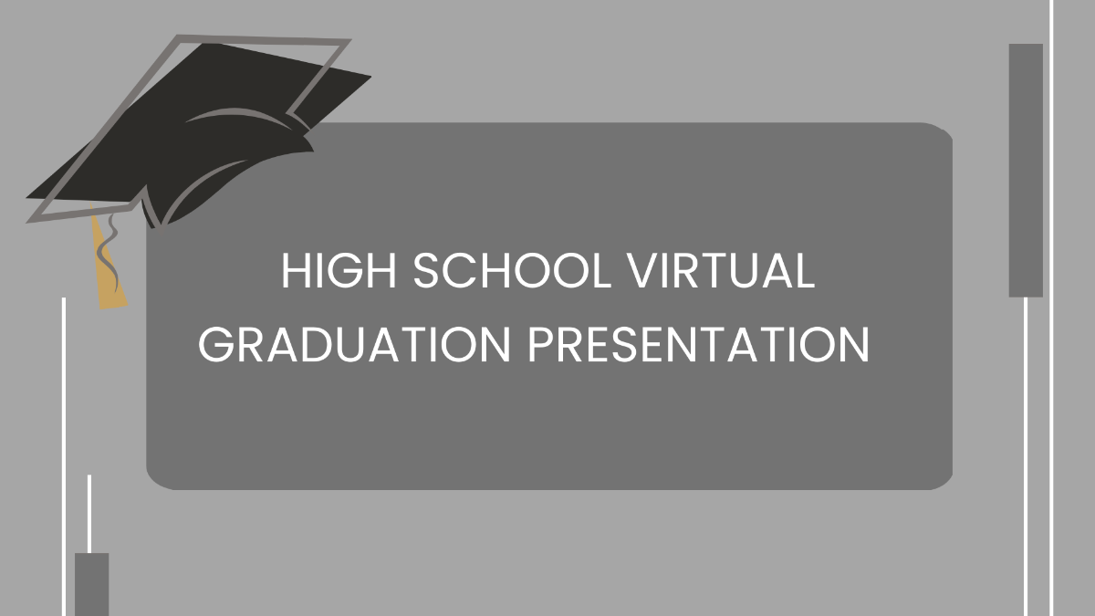 High School Virtual Graduation Presentation Template