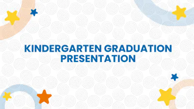 Free Kindergarten Graduation Presentation Template to Edit Online