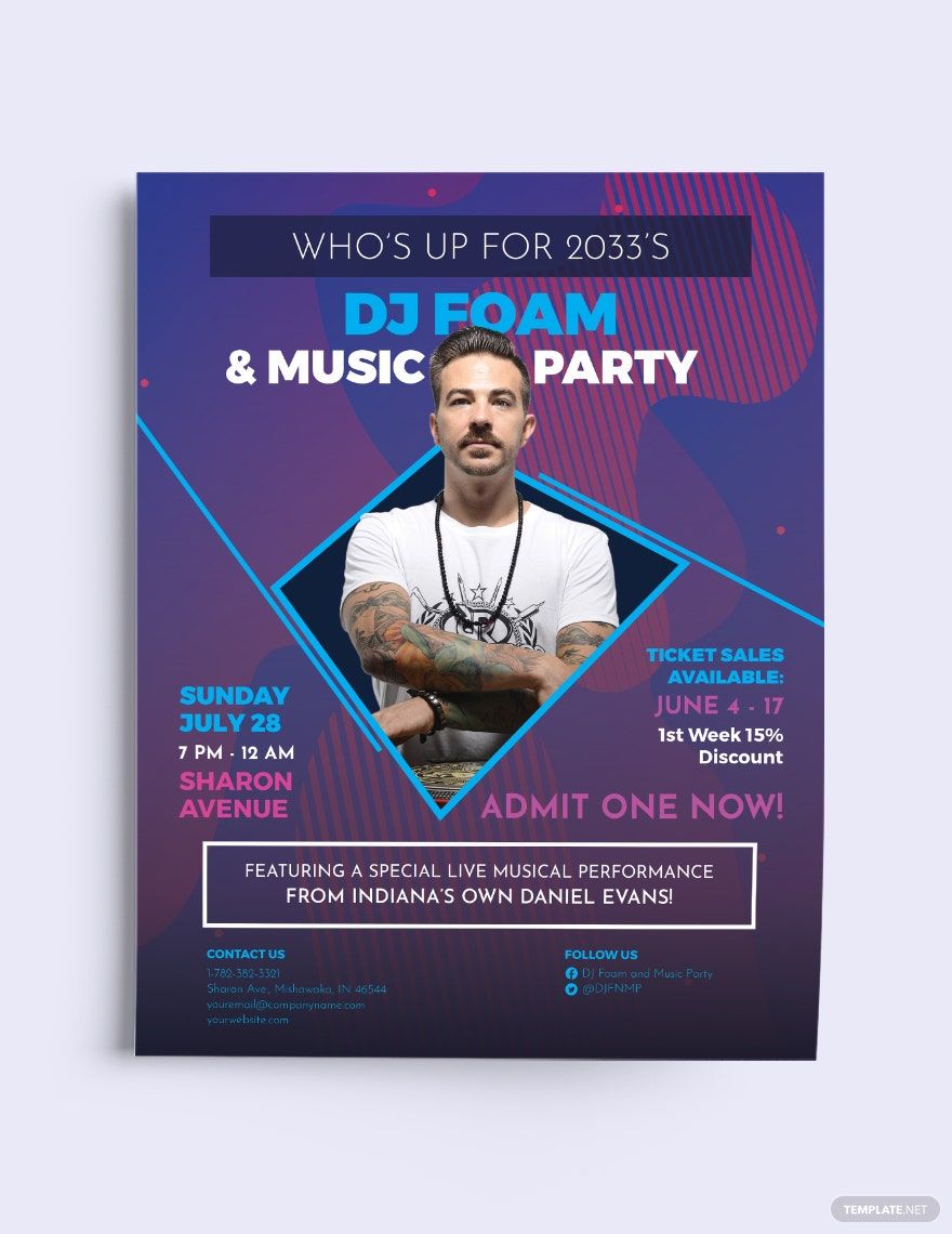 Party Time Flyer Template