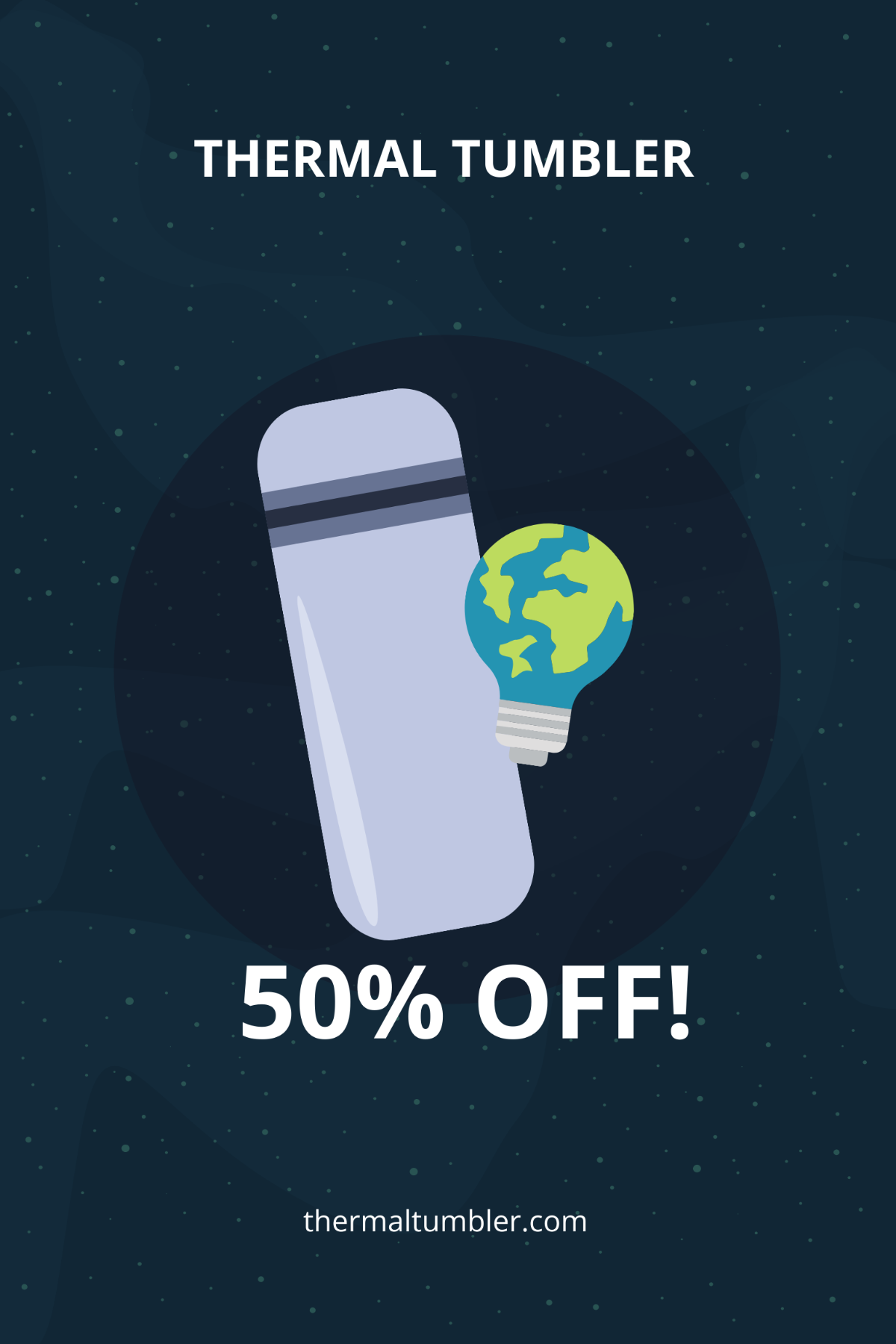 Blank Earth Hour Flyer Template