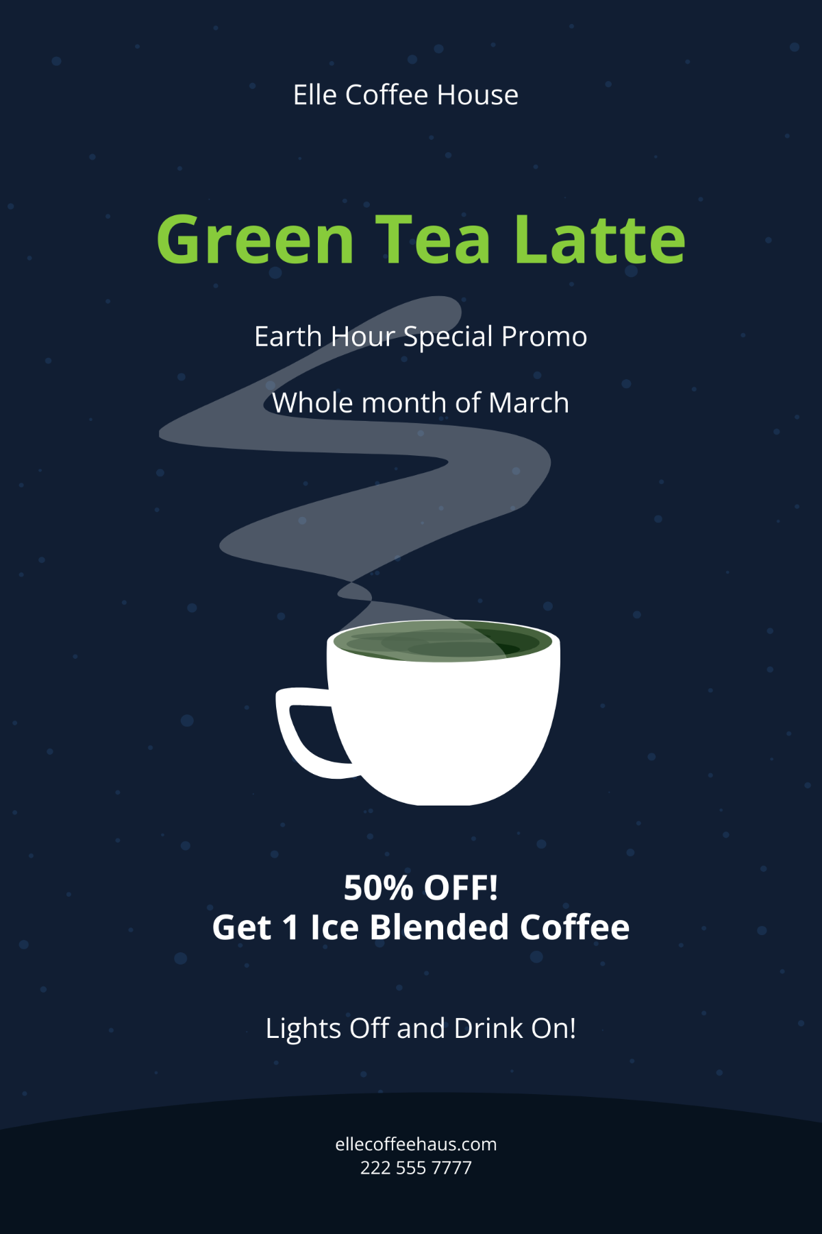 Creative Earth Hour Flyer Template