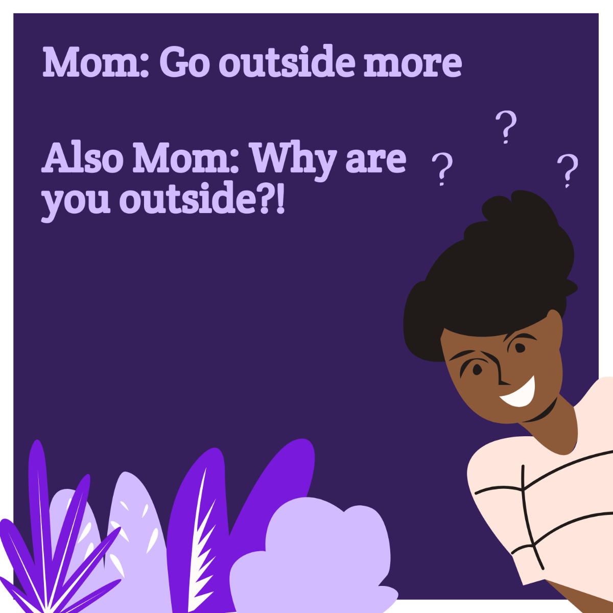 Mother's Day Meme Vector Template