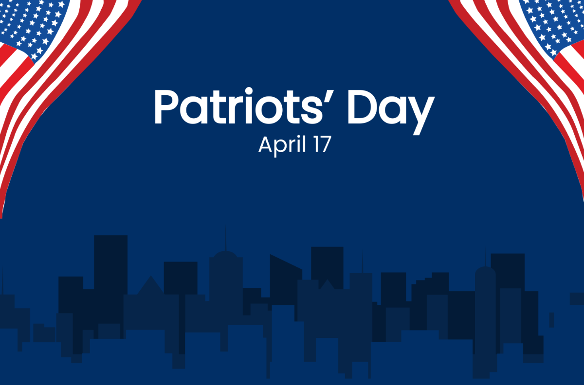 Patriots' Day Banner Template