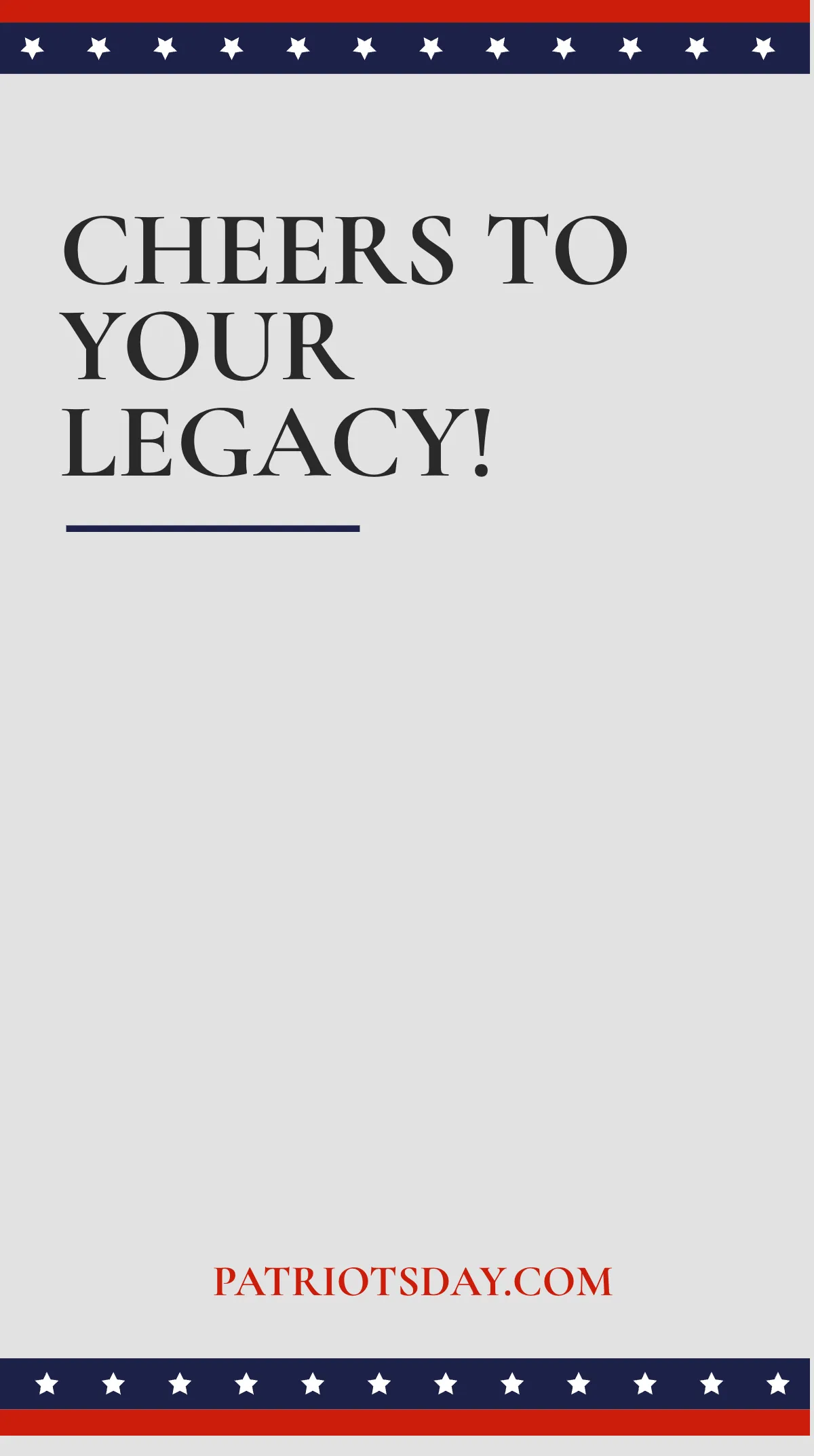 Free Patriots' Day Instagram Story Template to Edit Online